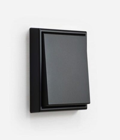 Jung LS990 light switch in matt black